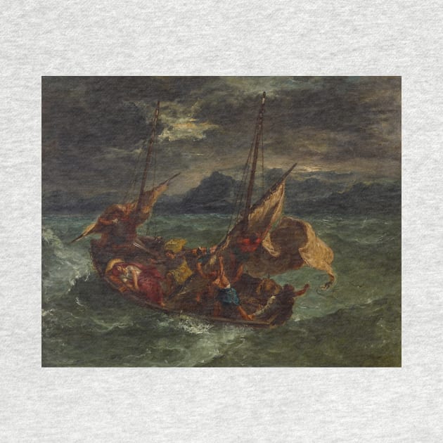 Christ on the Sea of Galilee by Eugene Delacroix by Classic Art Stall